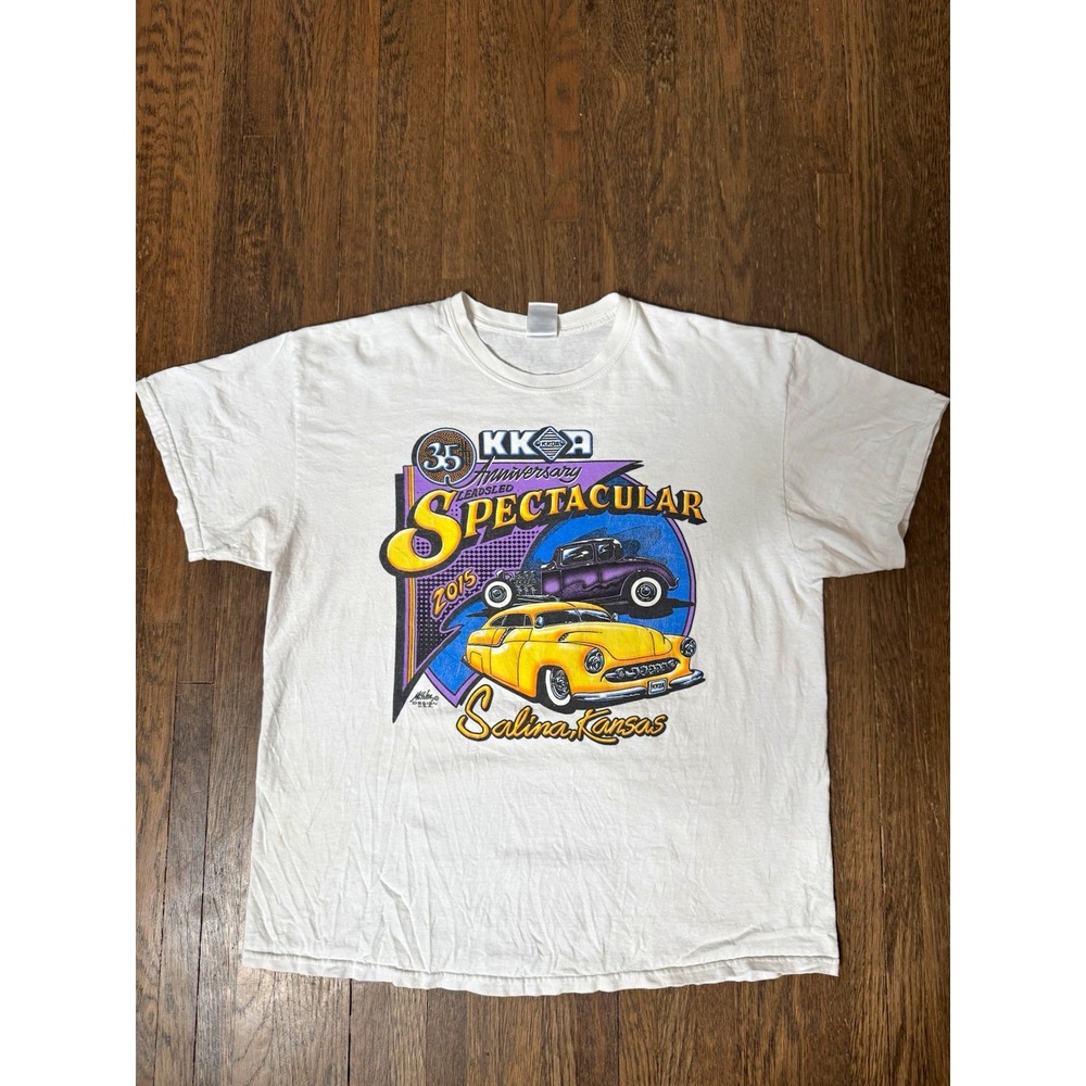 KKOA Leadsled Spectacular 2015 T-Shirt Salina Kansas HotRod 35th Anniversary XL